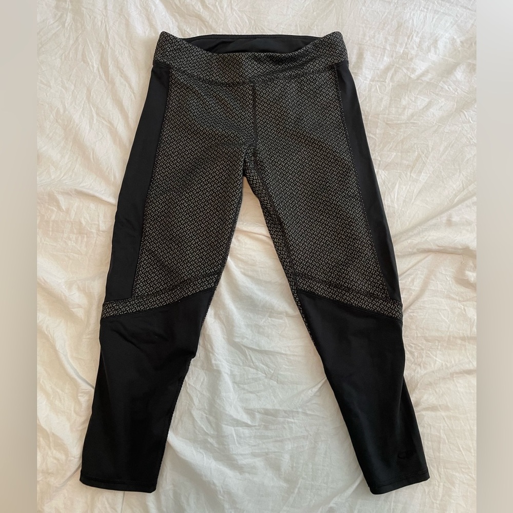 Champion Black Textured Leggings
